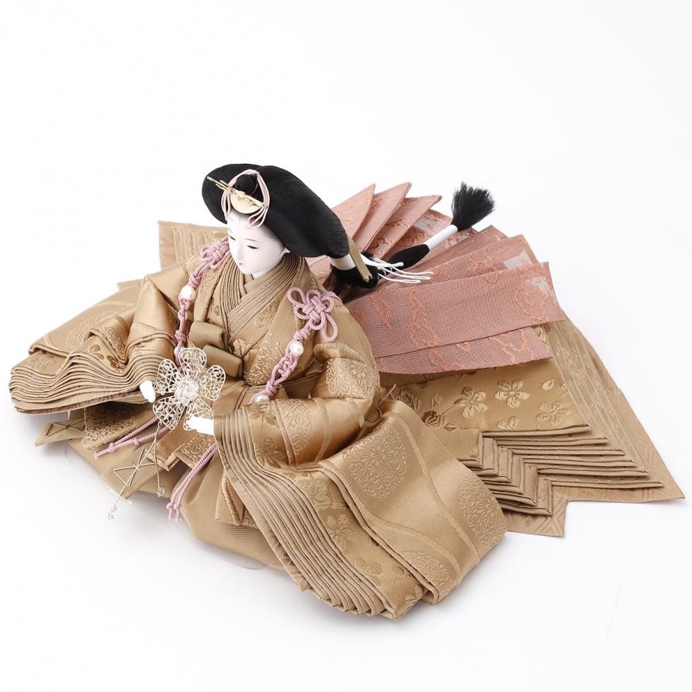 雛人形（ひな人形）「眞絹」｜清水久遊 親王飾り｜おしゃれでシンプル