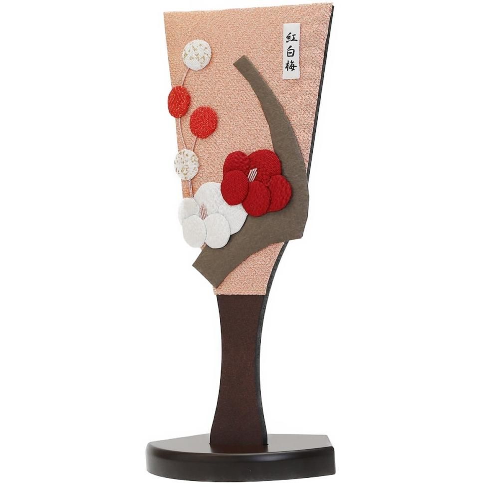 羽子板・正月飾り8号押絵 - 紅白梅 - | 人形の永光 公式オンラインショップ