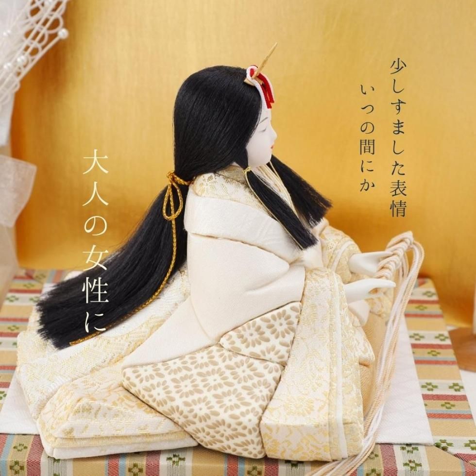ぺたんこ雛人形☆江戸縮緬 季節・年中行事