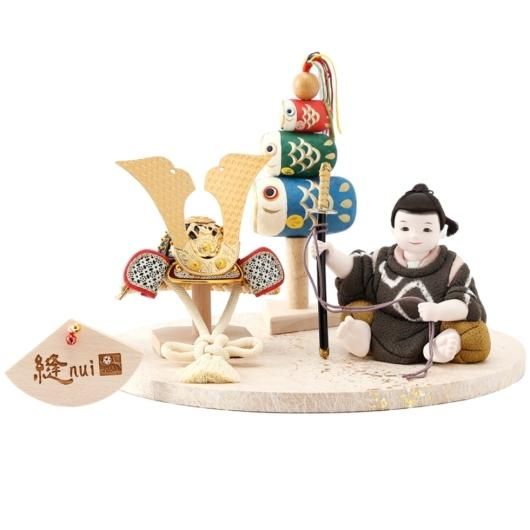 新品未使用 五月人形 東宮作 大将 アウトレット品 五月人形鎧 単品 18号 八鉱鎧 峰月作 櫃付 22a