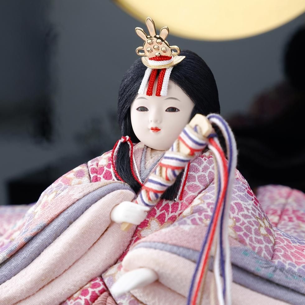 雛人形 ひな人形 雛 平飾り 五人飾り 紙音 【2025年度新作