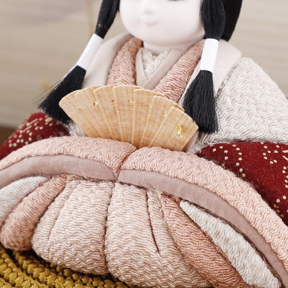 雛人形（ひな人形）「夢逢」｜縫nui 親王飾り｜コンパクトでかわいい