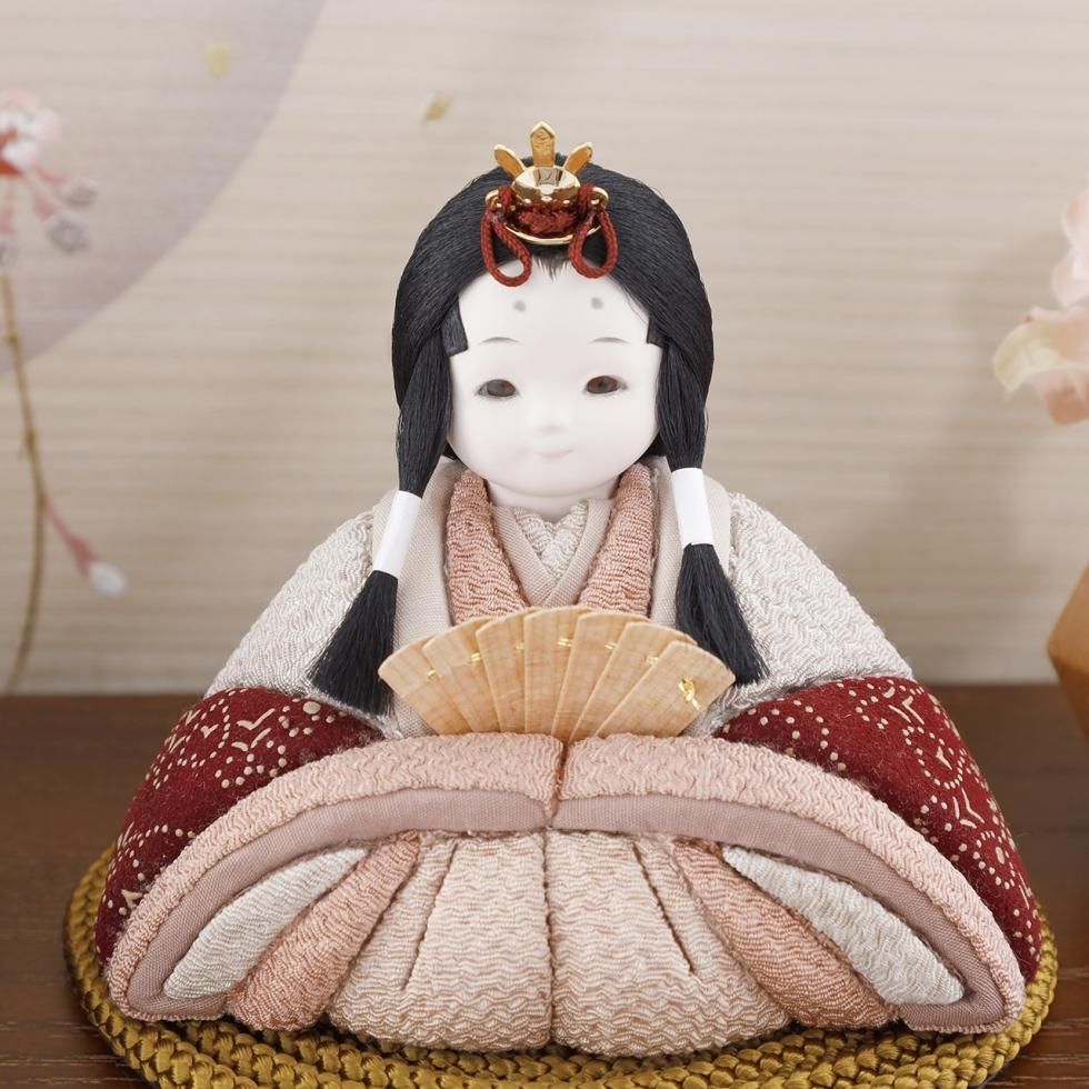 雛人形（ひな人形）「夢逢」｜縫nui 親王飾り｜コンパクトでかわいい