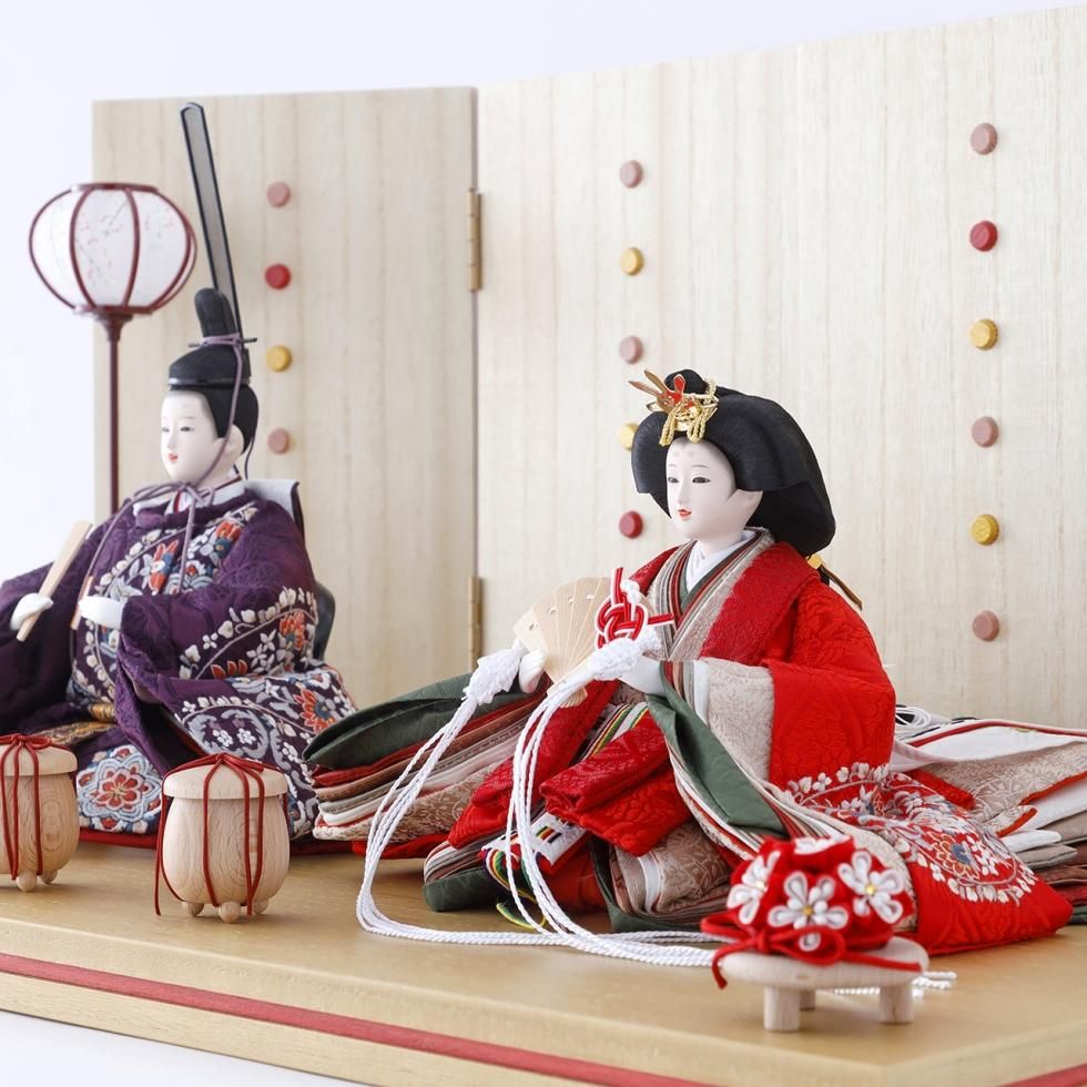 高級雛人形 武政作 純彩雛 定価55万