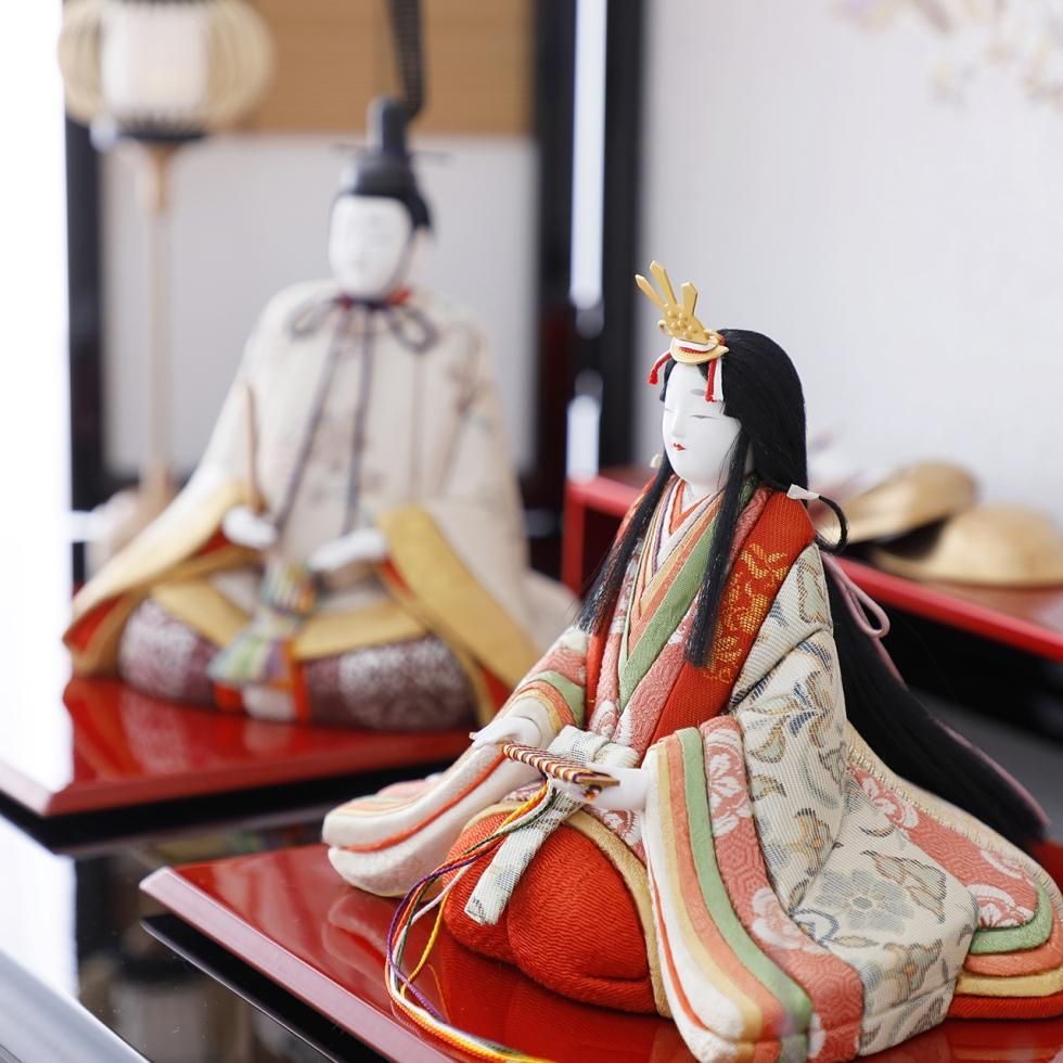 雛人形（ひな人形）「楼蘭」｜幸一光 親王飾り｜古典的な木目込み人形