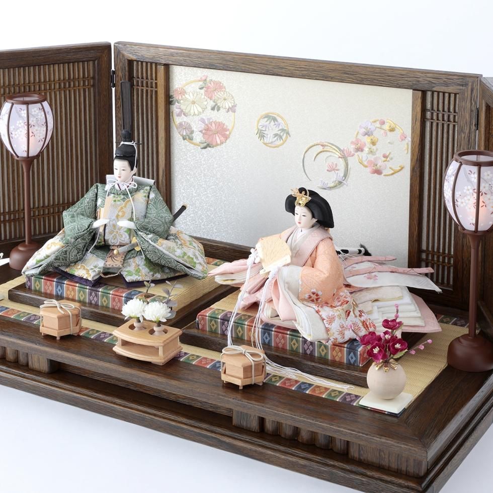 「想い雛 」光陽作 雛人形 雛人形（ひな人形）「奏よか」｜平安博翠 親王飾り｜上質でかわいい