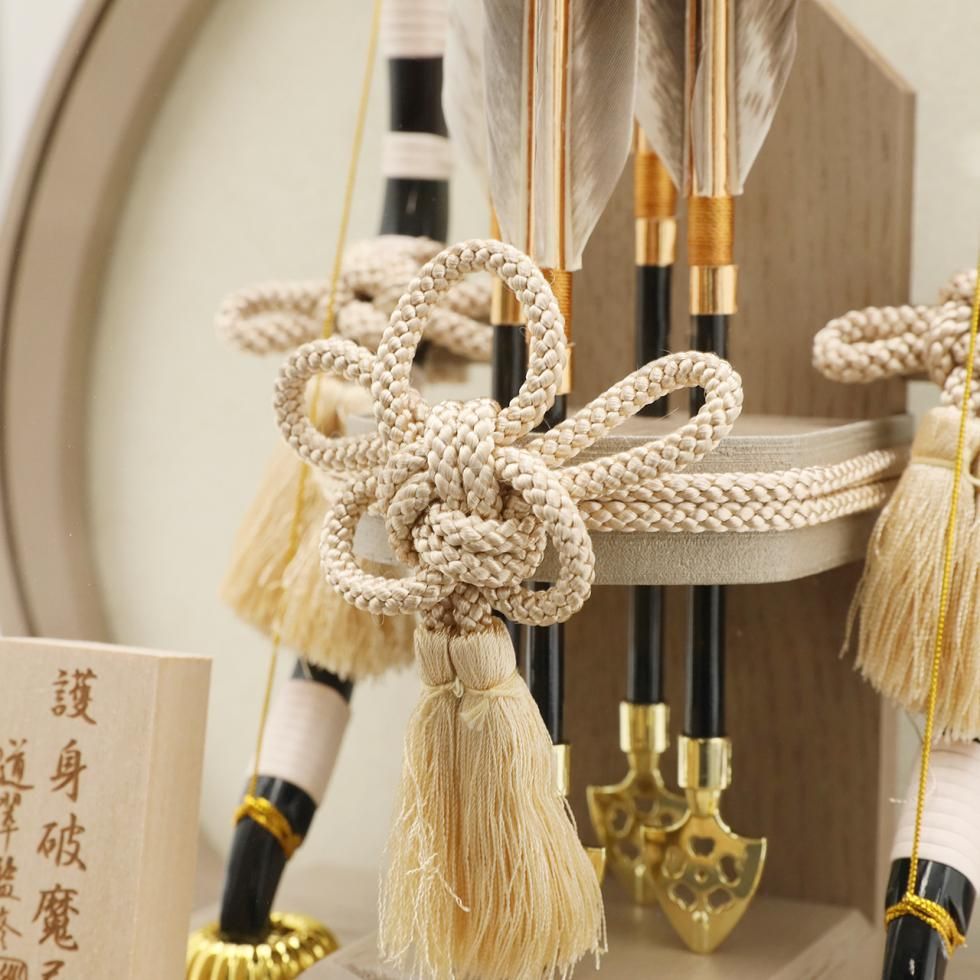 破魔弓・破魔矢・正月飾り | 瑞星 - zuisei - アクリルケース入 | 人形