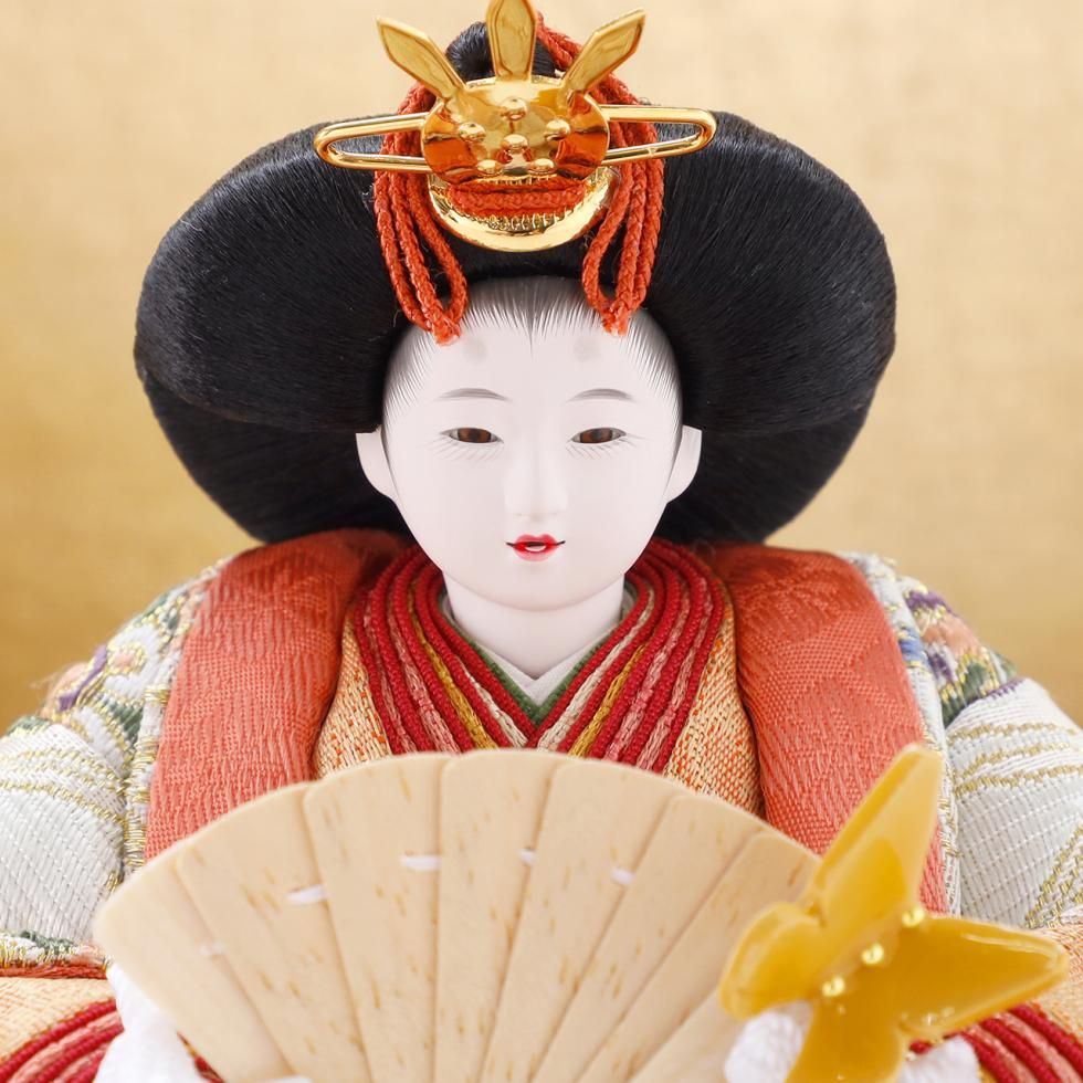 年代物御雛人形 新作 2way飾り 華峰作 柳 親王 黄櫨染 天皇陛下 雅子様 令和