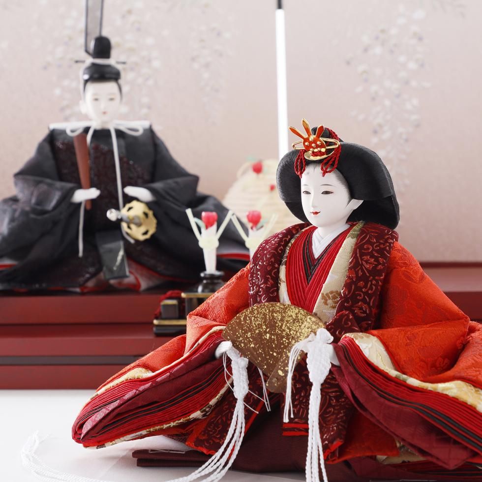 ひな人形 雛人形（ひな人形）「和のひかり」｜田村芙紗彦 親王飾り｜おしゃれで