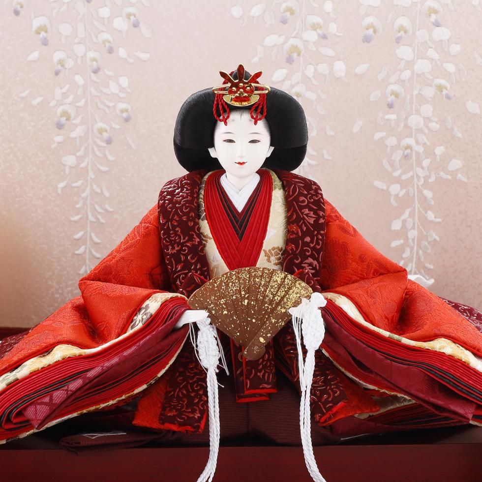 ひな人形　美品 雛人形（ひな人形）「和のひかり」｜田村芙紗彦 親王飾り｜おしゃれで