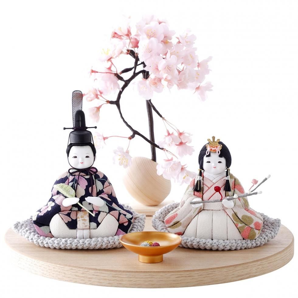 木目込人形　鈴ひな♡お雛様♡ペア♡ 木目込人形 鈴ひな♡お雛様♡ペア♡