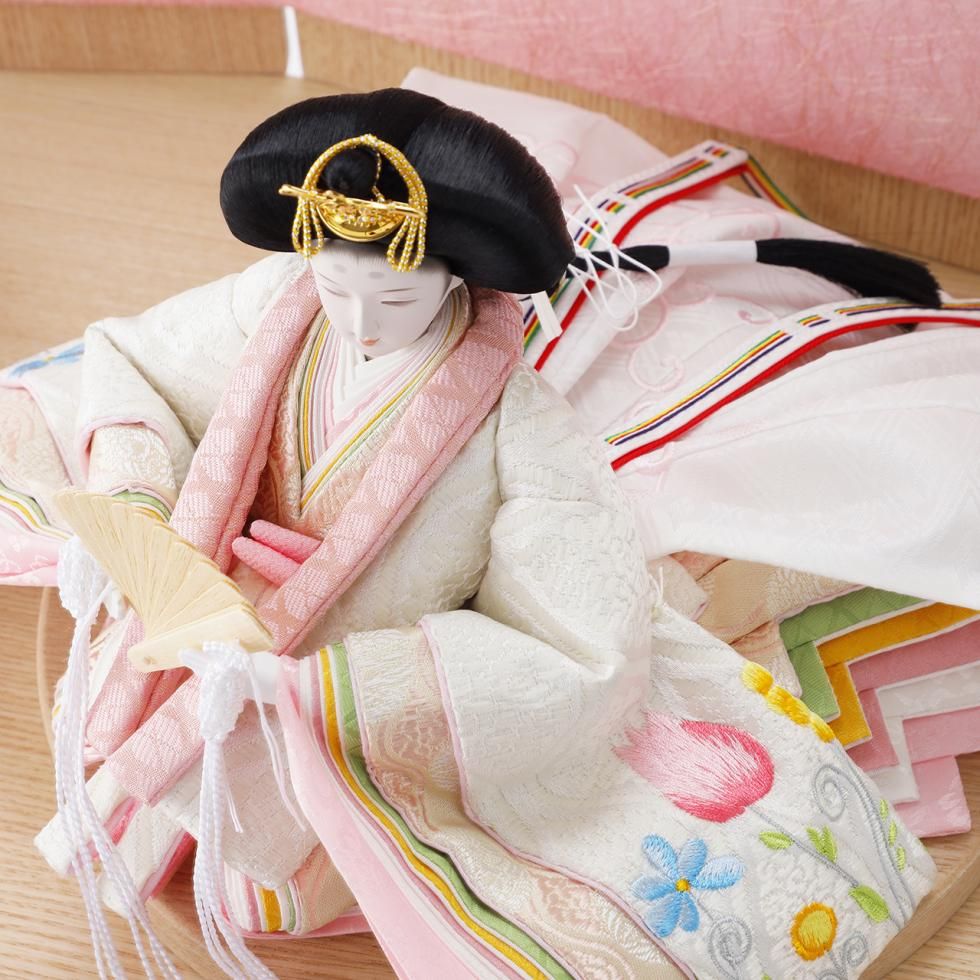 雛人形（ひな人形）「夢見桜」｜平安博翠 親王飾り｜おしゃれで