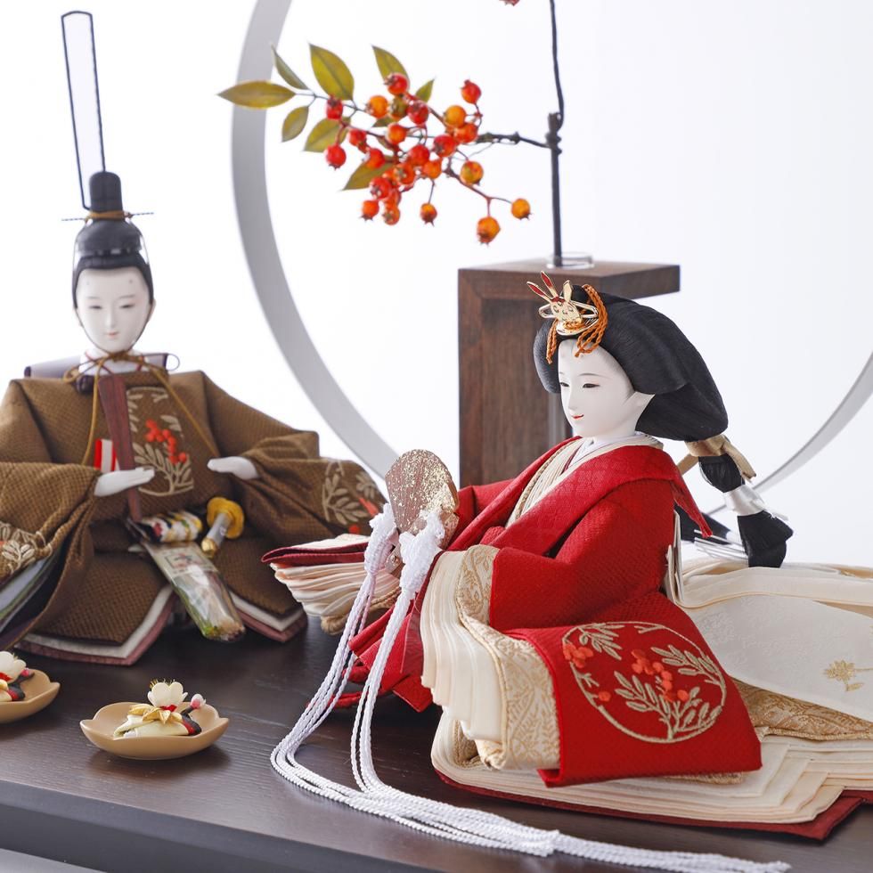 雛人形（ひな人形）「幸珠」｜平安道翠 親王飾り｜上品でおしゃれな