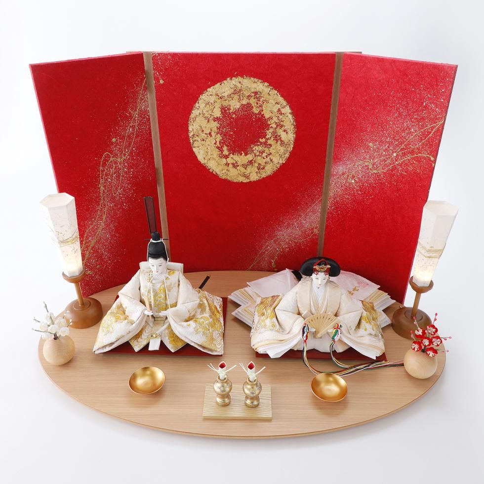 雛人形（ひな人形）「月祈乃」｜田村芙紗彦 親王飾り｜おしゃれで豪華