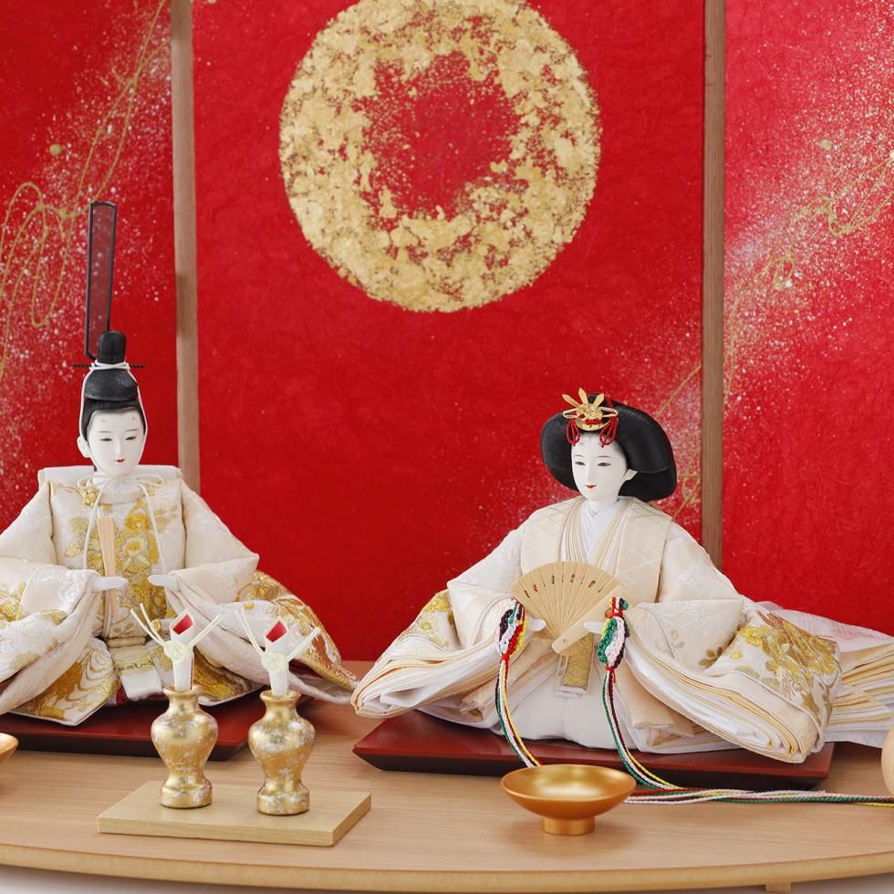 雛人形（ひな人形）「月祈乃」｜田村芙紗彦 親王飾り｜おしゃれで豪華