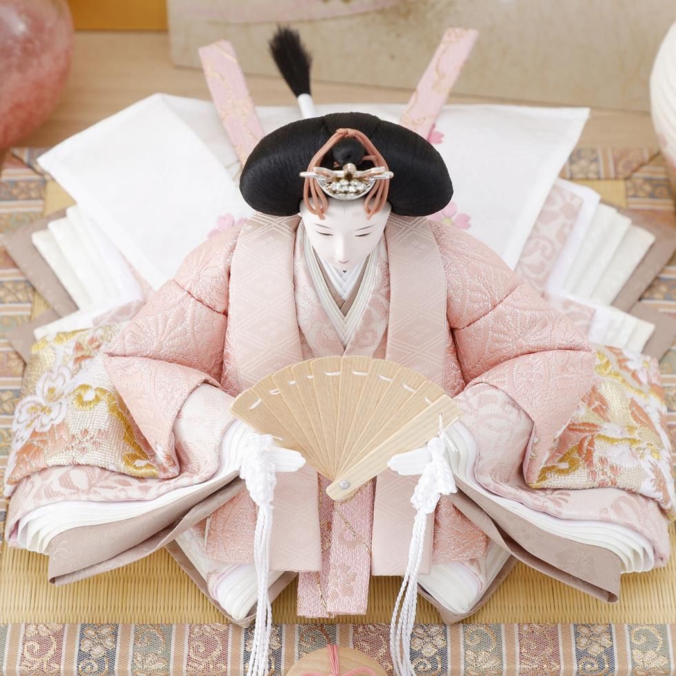 雛人形（ひな人形）「心の音符」｜平安博翠 親王飾り｜おしゃれで