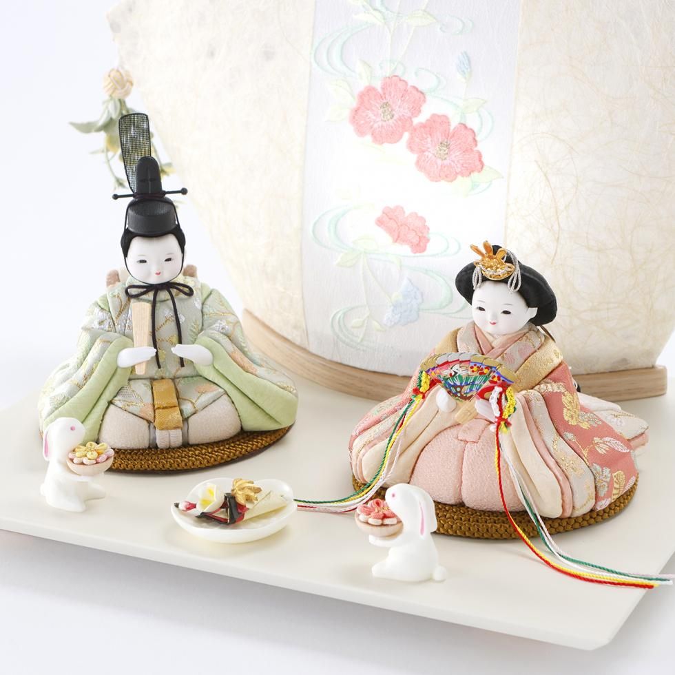 雛人形（ひな人形）「希々雛」｜鈴木晃隆 親王飾り｜今どきでかわいい
