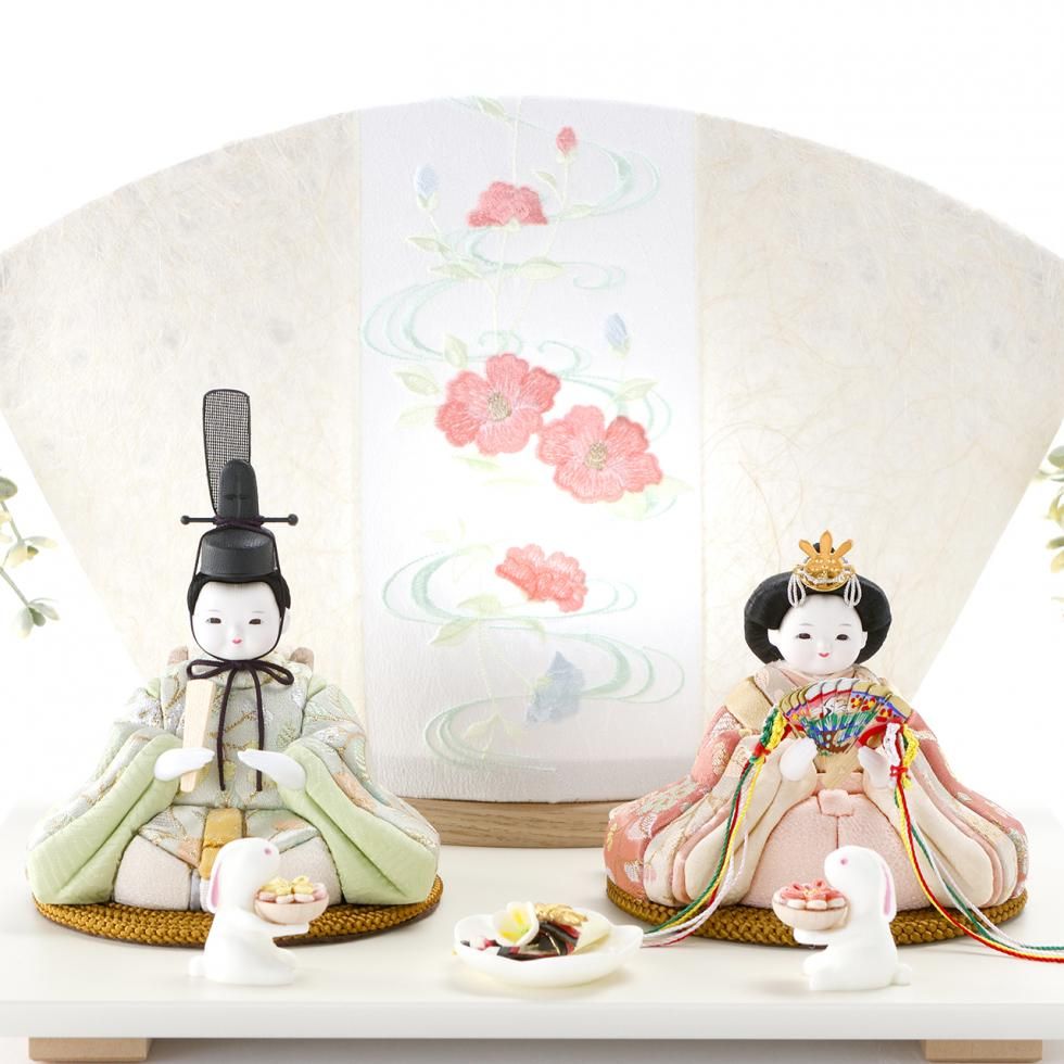 雛人形（ひな人形）「希々雛」｜鈴木晃隆 親王飾り｜今どきでかわいい
