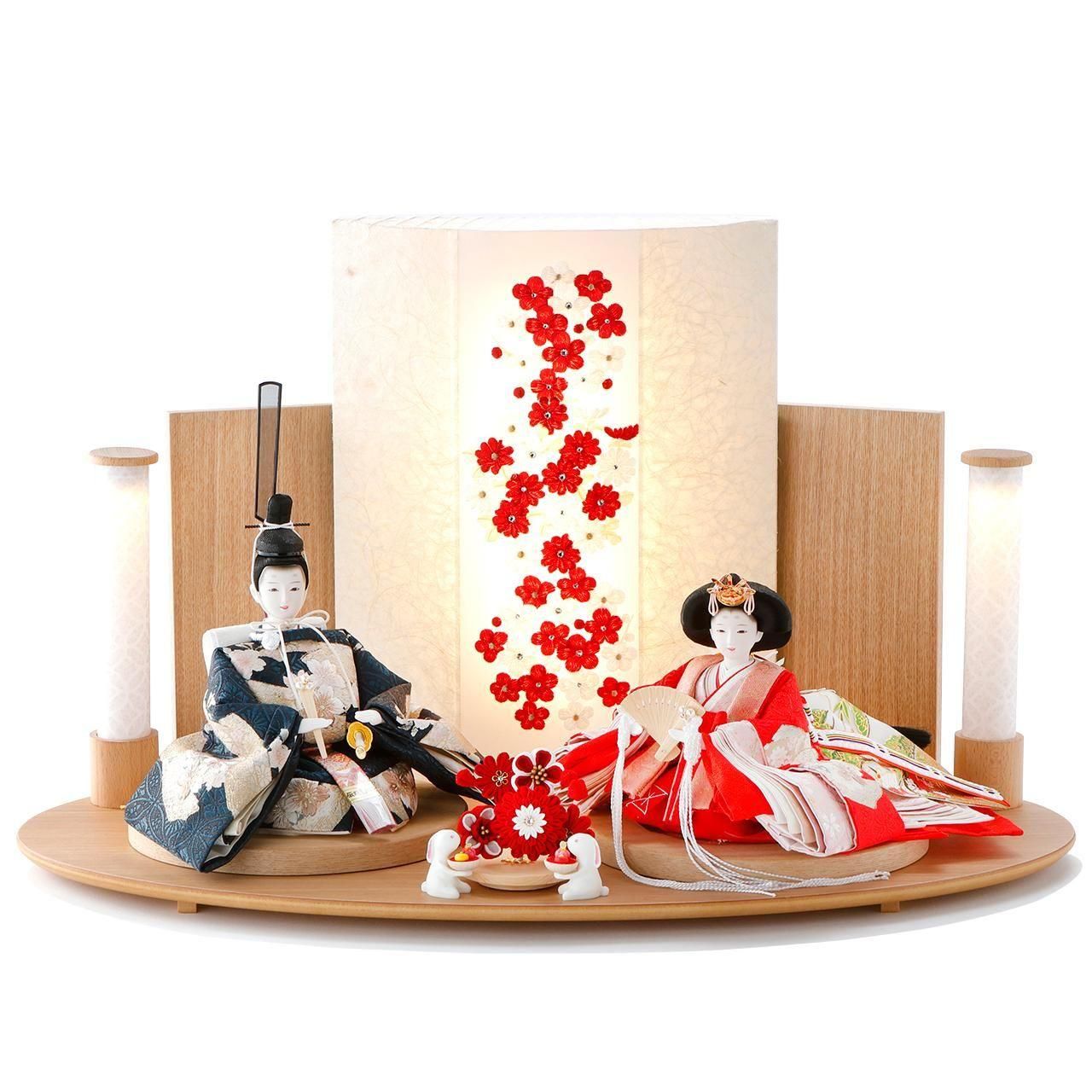 雛人形（ひな人形）「月祈乃」｜田村芙紗彦 親王飾り｜おしゃれで豪華