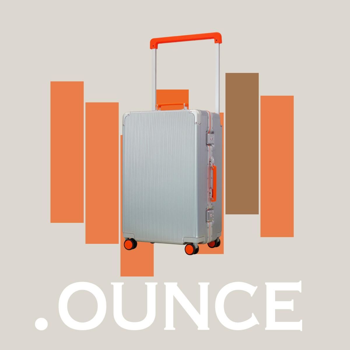 OUNCE スーツケース アルミフレーム Mサイズ STYLISH JAPAN 【お OUNCE スーツケース アルミフレーム Mサイズ STYLISH JAPAN 【お
