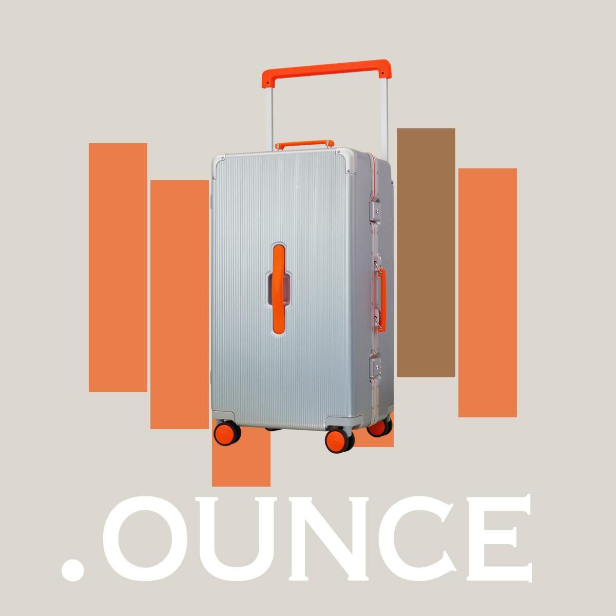 OUNCE スーツケース アルミフレーム XLサイズ STYLISH JAPAN OUNCE スーツケース アルミフレーム XLサイズ STYLISH JAPAN
