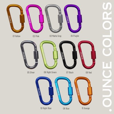 .OUNCE COLORS ӥ 塼å Ķ 20g Carabiner ۥ ɥåȥ ʡԲľ ᡼ ̵