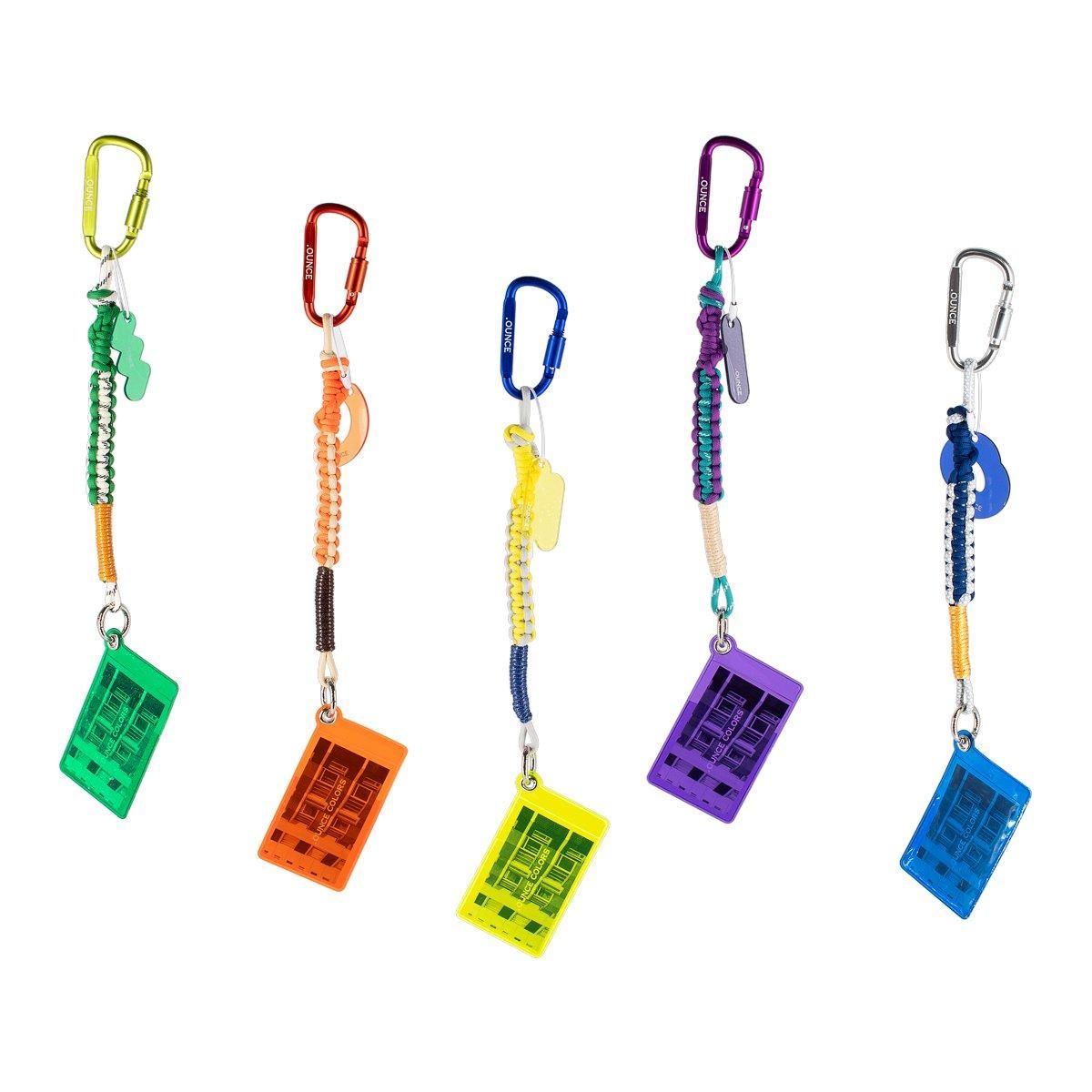 OUNCE COLORS ICカード|パラコード ストラップ 3点セット