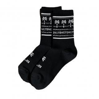 PALM SOCKS BLACK