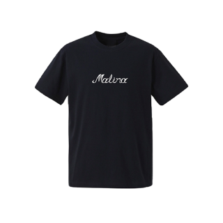 Malina Black Front Logo T