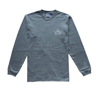 PALM WORLD LOGO L/S TEE GRAY