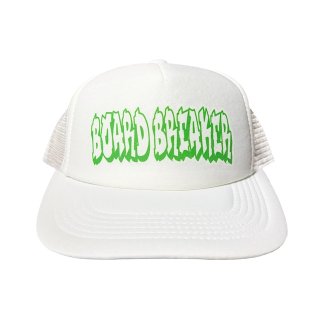 BOARD BREAKER TRUCKER CAP GREEN WHITE