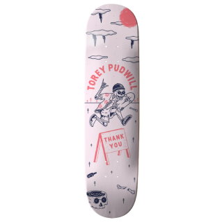 Thank You Skateboard TOREY PUDWILL ZAPPED DECK 8.0