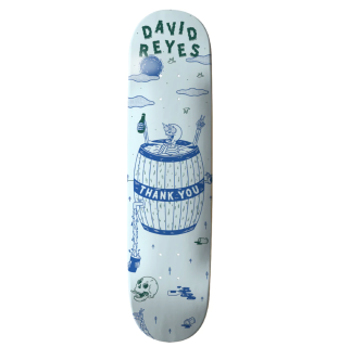 Thank You Skateboard DAVID REYES BARRELED DECK 8.0