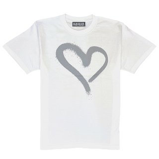 Board Breaker White Spray Heart Tee