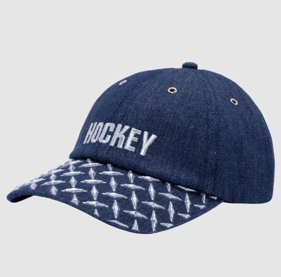 Hockey Diamond Plate Hat Denim