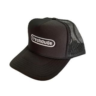 Freshdude Logo Trucker Black