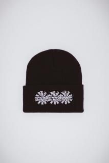 FA Three Spiral Cuff Beanie BLACK