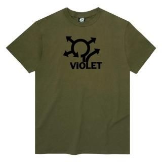 VIOLET Where do you think your going? T-Shirt
Army Green