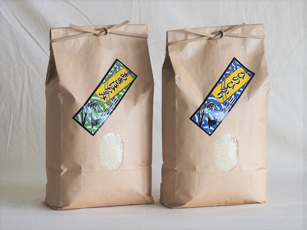 ［白米］鹿児島県出水市産ひのひかり・あきほなみたっぷり味比べセット（5kg×2袋）