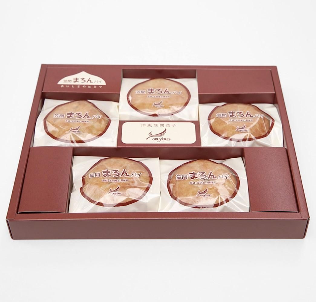 お取り寄せ】笠間まろんパイ 5個入 - 洋風笠間菓子グリュイエール