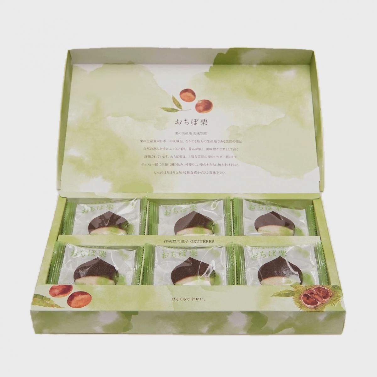 お取り寄せ】おちぼ栗 18枚入 - 洋風笠間菓子グリュイエール