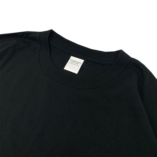 QUASIMODO Tシャツ 刺繍 [QQ] L/S T-SHIRT BLACK