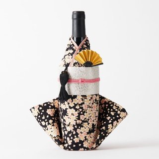 【送料無料】Kimonoボトルカバー 「古典(さくら)」 ファーストライン Kimono BOTTLECOVER 着物 ワイン 日本酒 シャンパン ギフト プレゼント お土産 日本製