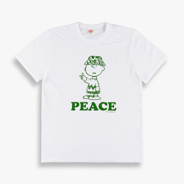 PEACE CHARLIE TEE<img class='new_mark_img2' src='https://img.shop-pro.jp/img/new/icons50.gif' style='border:none;display:inline;margin:0px;padding:0px;width:auto;' />
