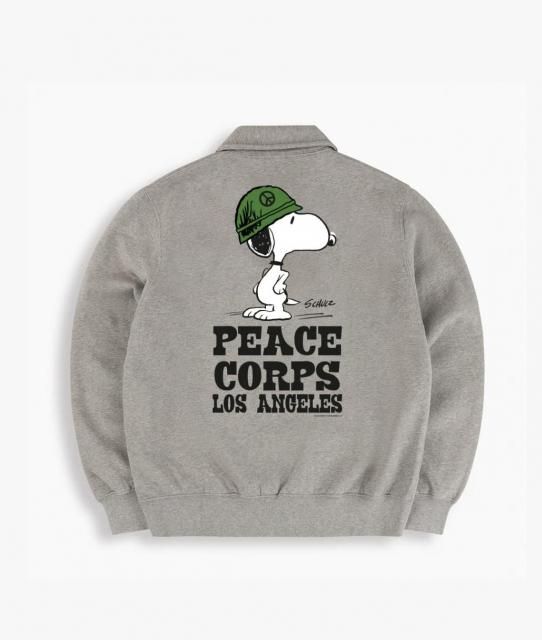 PEACE CORPS 1/4 SWEATSHIRT<img class='new_mark_img2' src='https://img.shop-pro.jp/img/new/icons50.gif' style='border:none;display:inline;margin:0px;padding:0px;width:auto;' />