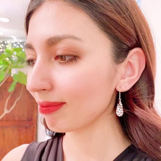 しずく小クリアピアス（アドレアーニ） | PERIdOT COLLECTION