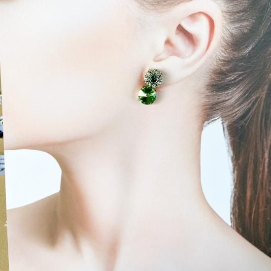 フラワーピアス　ペリドット（イザベル） | PERIdOT COLLECTION（ペリドットコレクション）