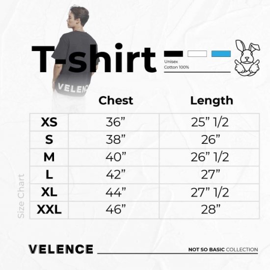 VELENCE オーバーサイズTシャツ 白 - 推しタイ -Oshi Thai-