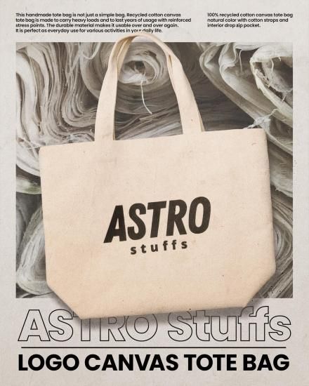 【3点セット】ASTRO stuffs☆エコバッグ☆ショッピングトートバッグ