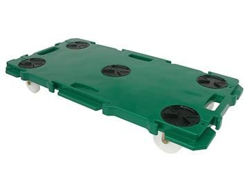 【MRF加工ローラー】12-13mm&13mmAA×1台分(グレー/グリーン) 250kg積載 GN-901 G グリーン ナイロン車輪 100mm 900 × 450
